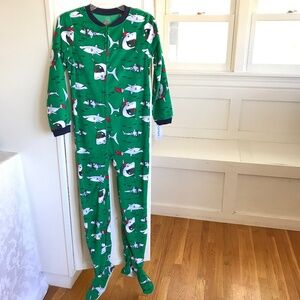 CARTER’S Pajamas Shark Boys Size 14 NWT